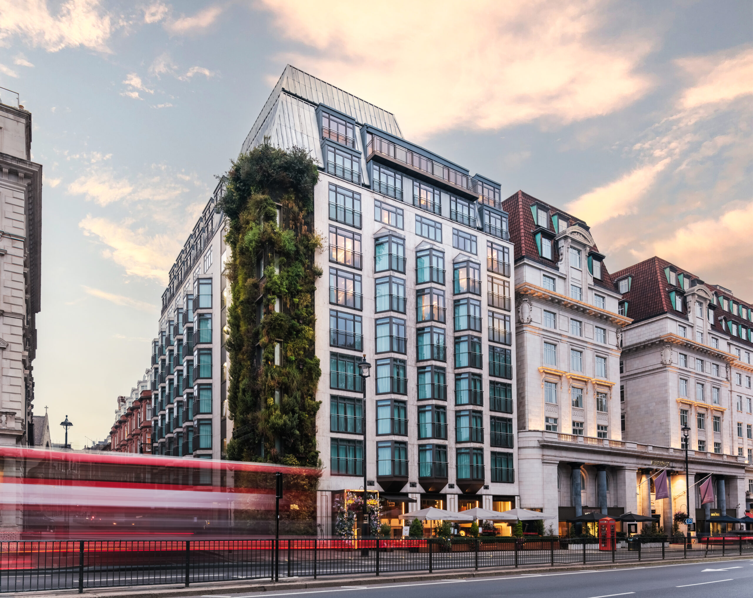 The Athenaeum hotel overlooking Green Park in Piccadilly, London